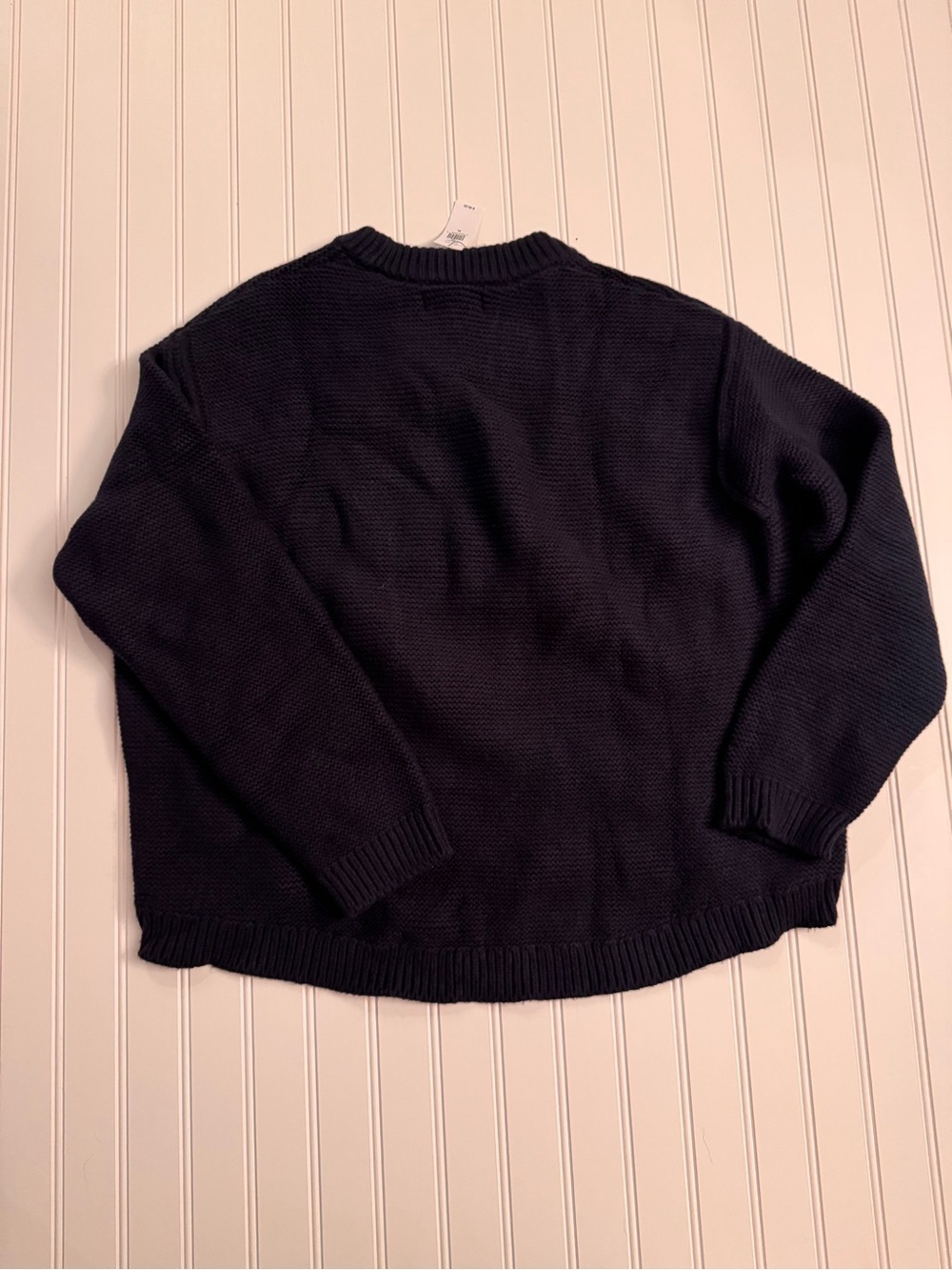 Banana Republic Navy Textured Crewneck Sweater XL NWT